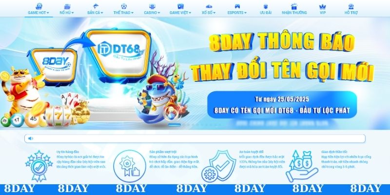 8DAY được chứng nhận hợp pháp