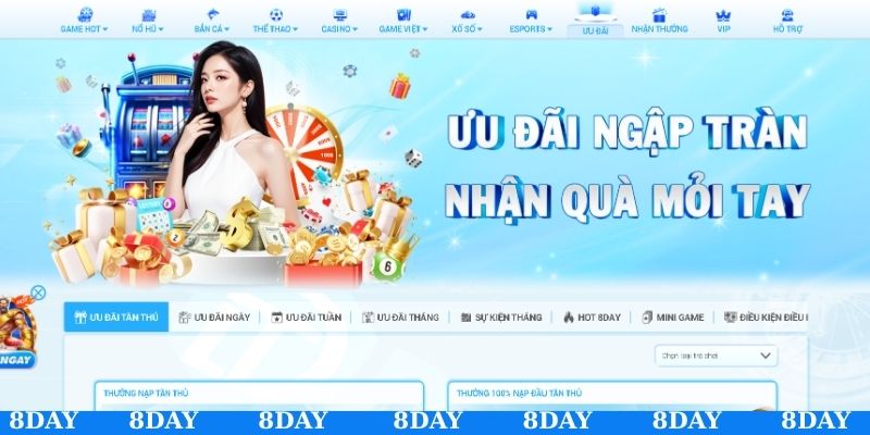 Cung cấp nhiều ưu đãi hot