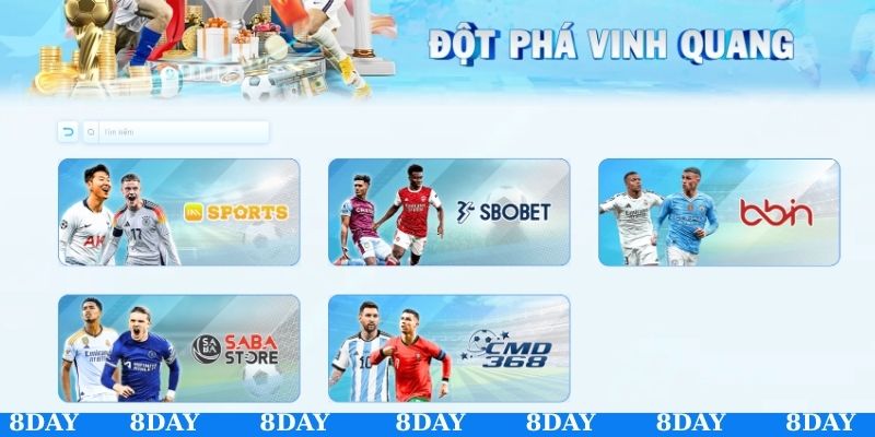 Cược thể thao nhiều kèo hot