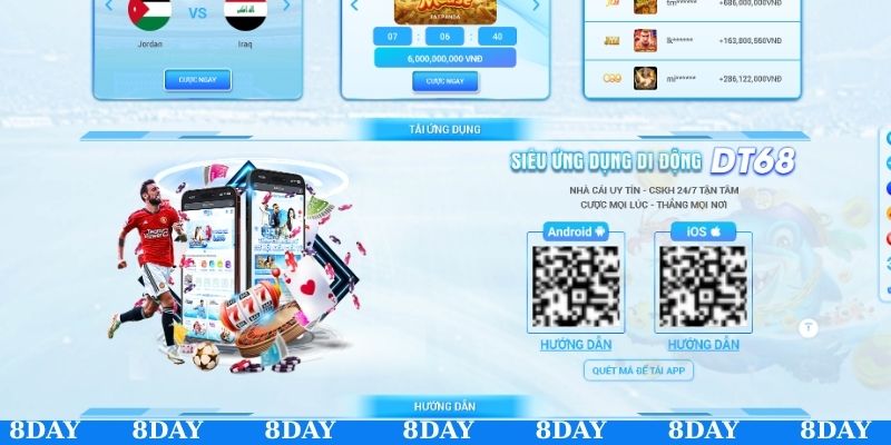 Hướng dẫn tải 8DAY tặng code 50K